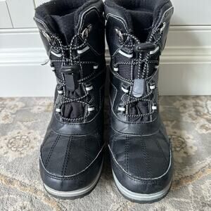 Totes Unisex Boots, Black, Youth Size 3